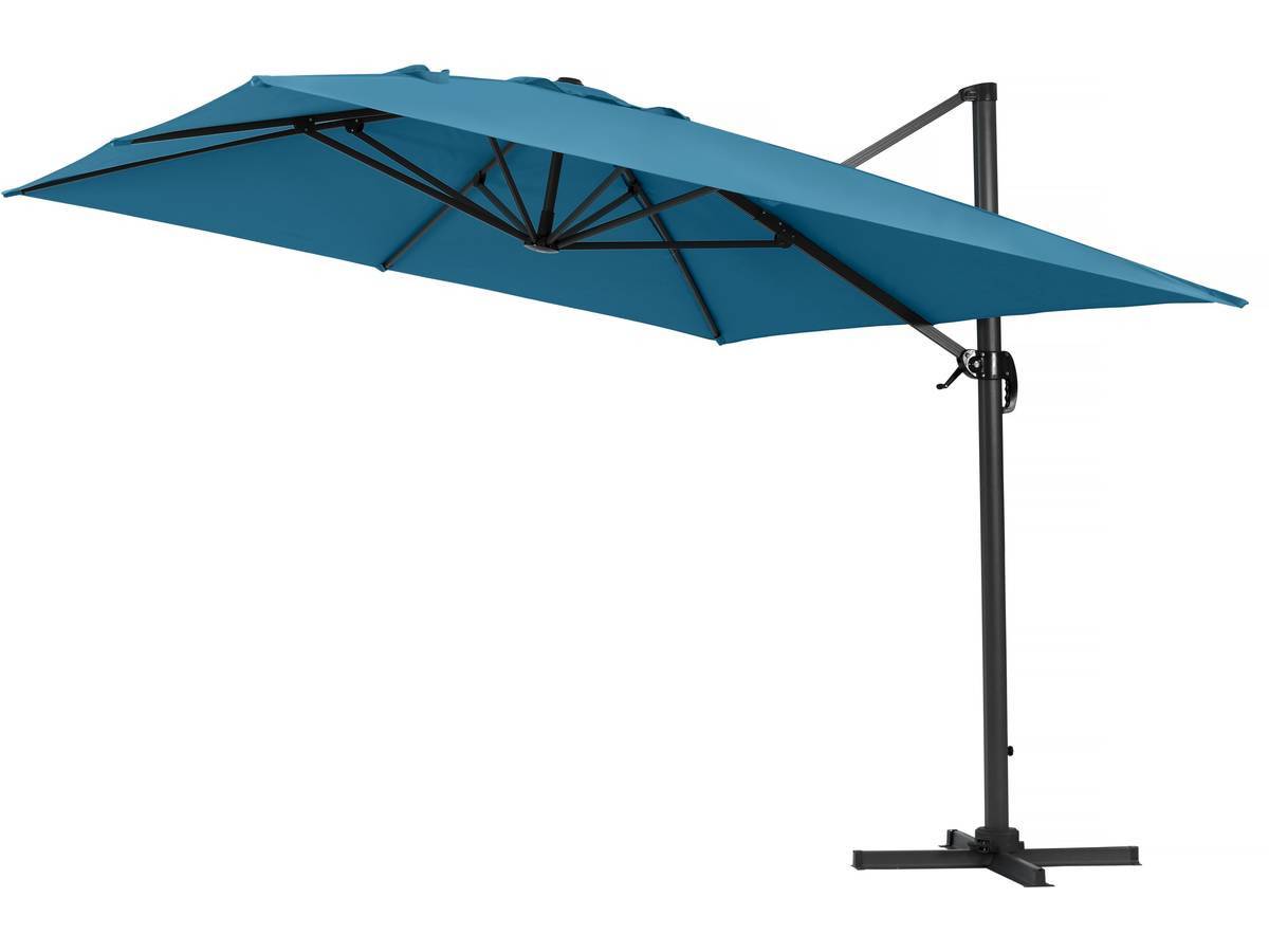 Habitat Et Jardin - Parasol Déporté "sun 4" - 3 X 4 M - Bleu -habitat Et Jardin - Imagen 1