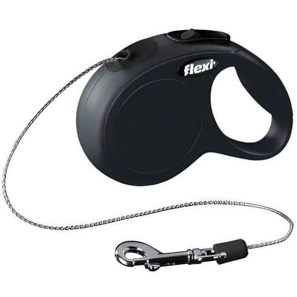 Flexi - Laisse New Classic M Cord 8 m black Flexi CL20C8-251-S-20