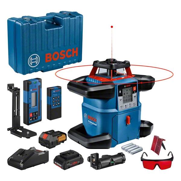 Bosch - Laser rotatif connecté 18V GRL 600 CHV Professional + 1 batterie Procore 4Ah + chargeur + coffret standard - BOSCH - 0601061F00 - Imagen 1