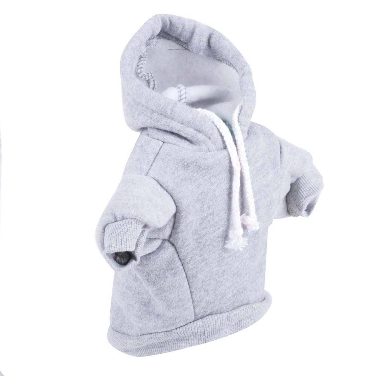 Sans Marque - Sweat à capuche pour chien Pup - Taille L - Gris - Dogi - Image 2
