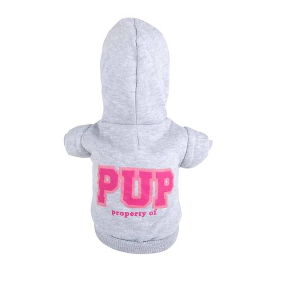 Sans Marque - Sweat à capuche pour chien Pup - Taille L - Gris - Dogi - Image 1