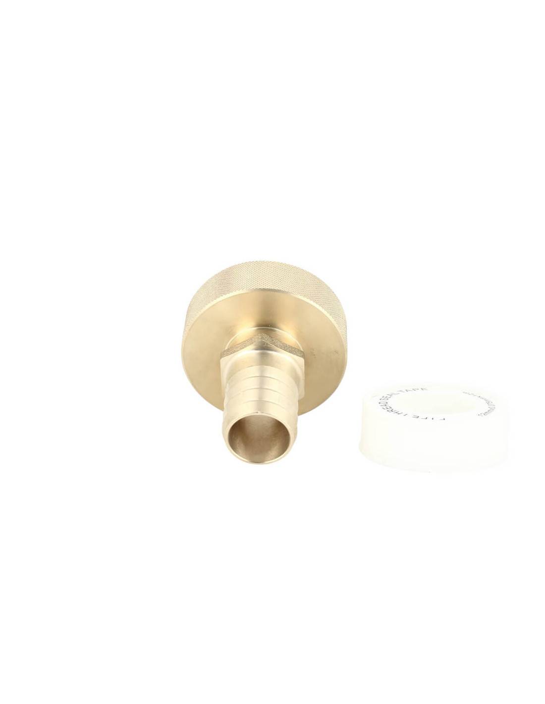 Raccord cuve S60X6 laiton - Embout droit Diamètre 25 mm - Imagen 1
