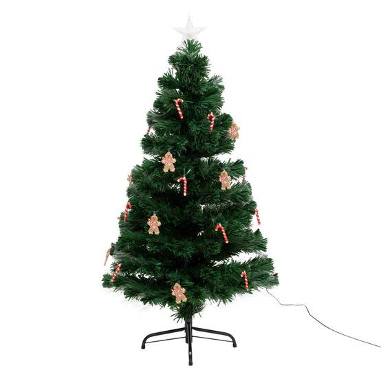 Sapin lumineux fibre optique Mannelé 53 LED H.120cm FEERIC LIGHTS & CHRISTMAS - Image 2