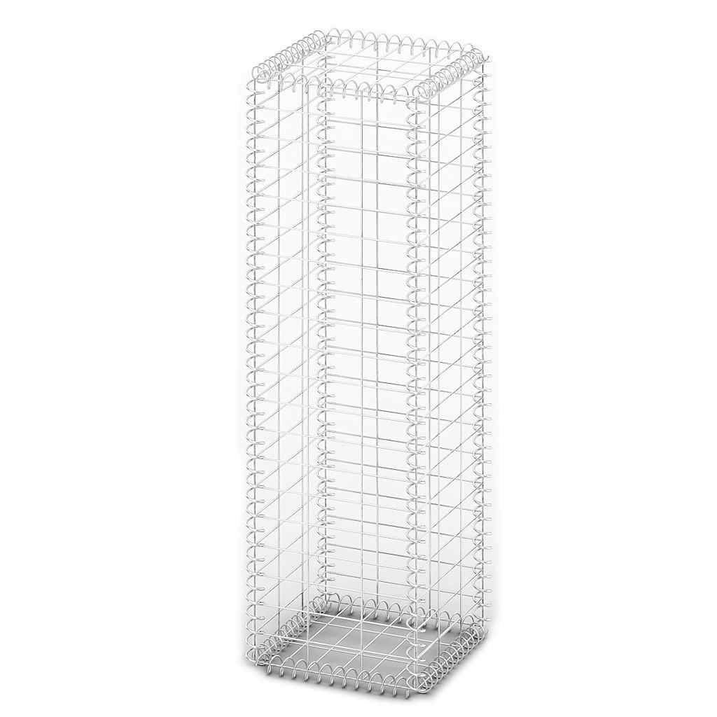 Panier de gabion avec couvercle fil galvanisé 100 x 30 x 30 cm - PANGIVO - Image 4