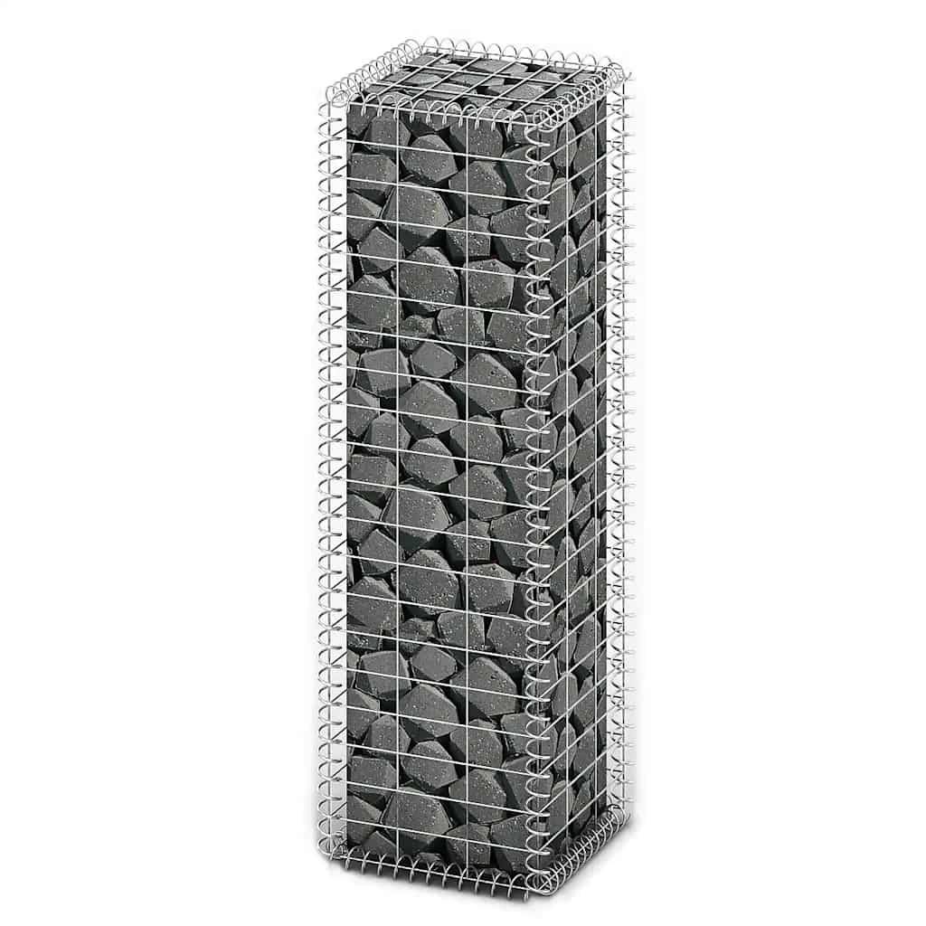 Panier de gabion avec couvercle fil galvanisé 100 x 30 x 30 cm - PANGIVO - Image 2
