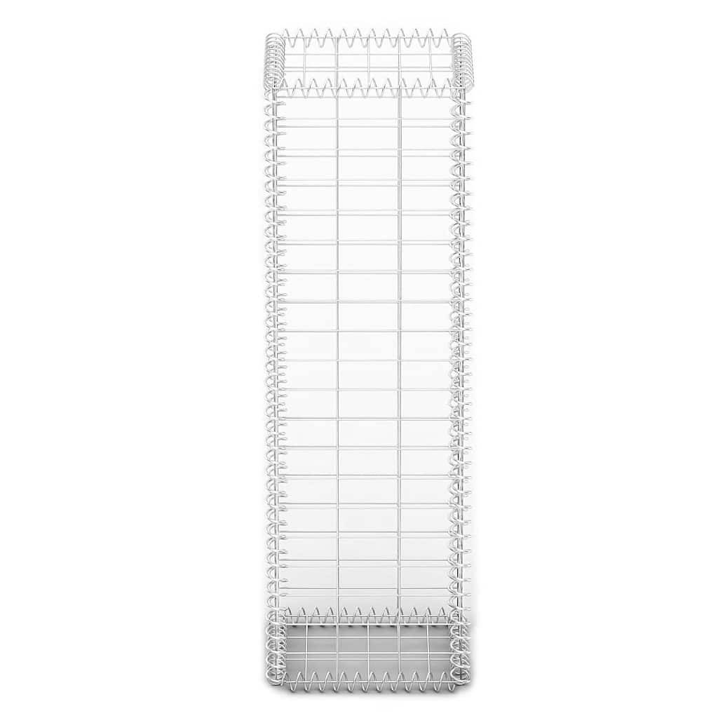 Panier de gabion avec couvercle fil galvanisé 100 x 30 x 30 cm - PANGIVO - Image 5