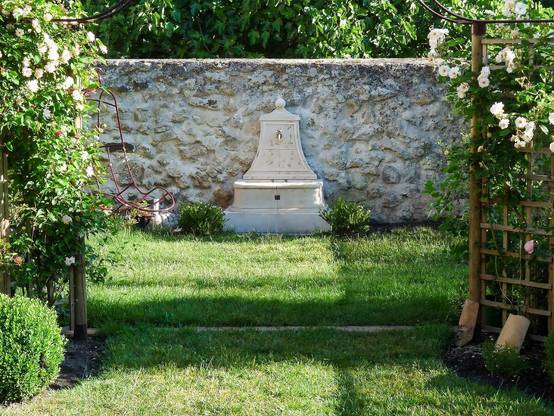 Fontaine " Baccarat" - Pierre Reconstituée - 86 X 51 X 111 Cm -habitat Et Jardin - Image 2