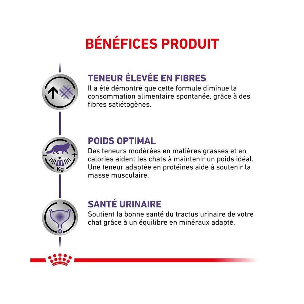 Royal Canin - Croquettes chat VETERINARY CAT NEUTERED SATIETY BALANCE - Royal Canin 12 kg - Imagen 3