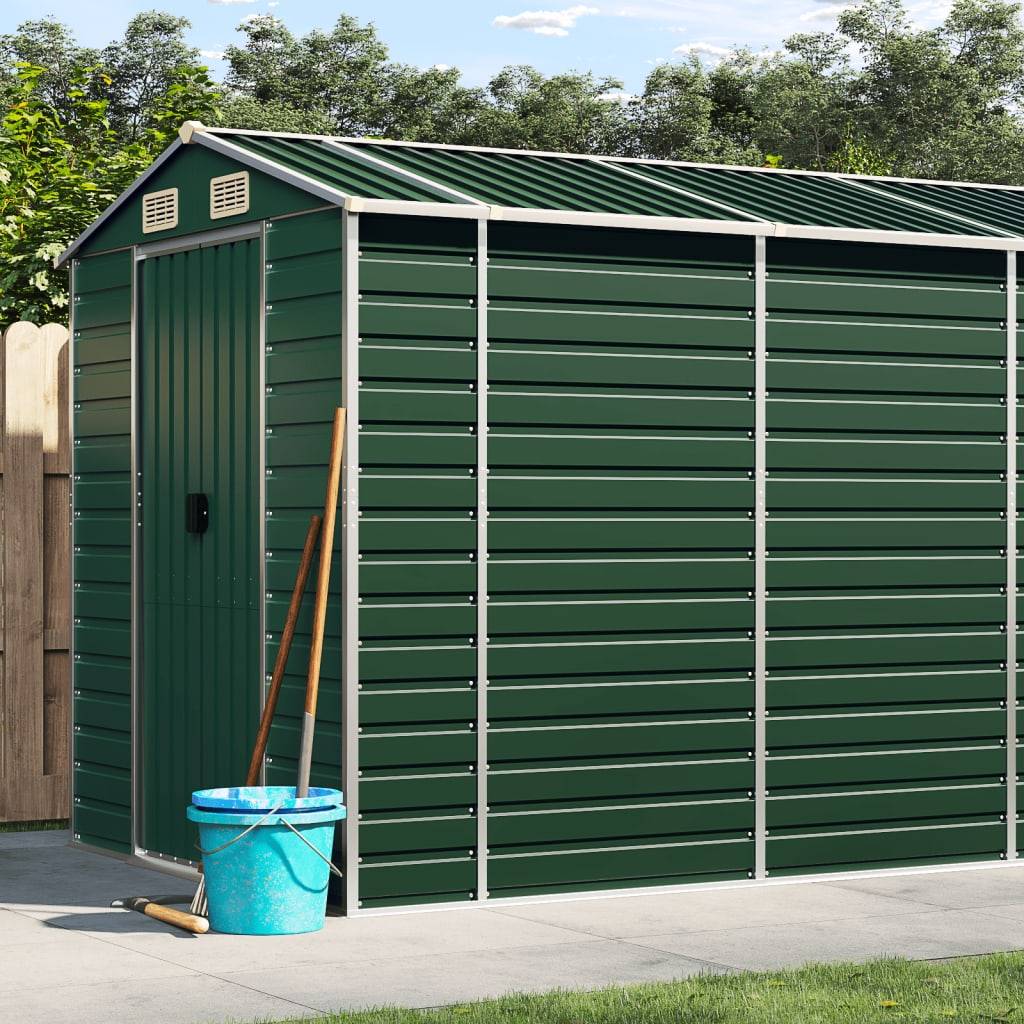 Vidaxl - Abri de jardin vert 191x470x198 cm acier galvanisé vidaXL 3188235
