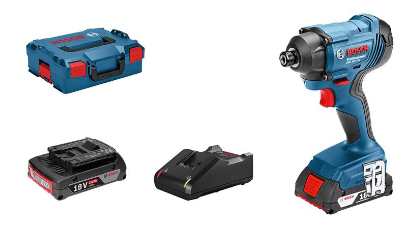 Bosch Professional - Visseuse à chocs GDR 18V-160 BOSCH - 2 batteries 2.0Ah li-ion + chargeur - 06019G5100 - Imagen 1