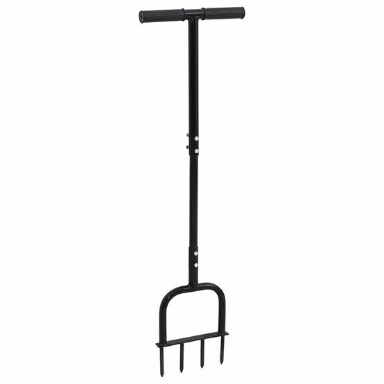 PANGIVO - Outil aérateur de pelouse plastique noir 95 x 27 cm - PANGIVO - Image 4