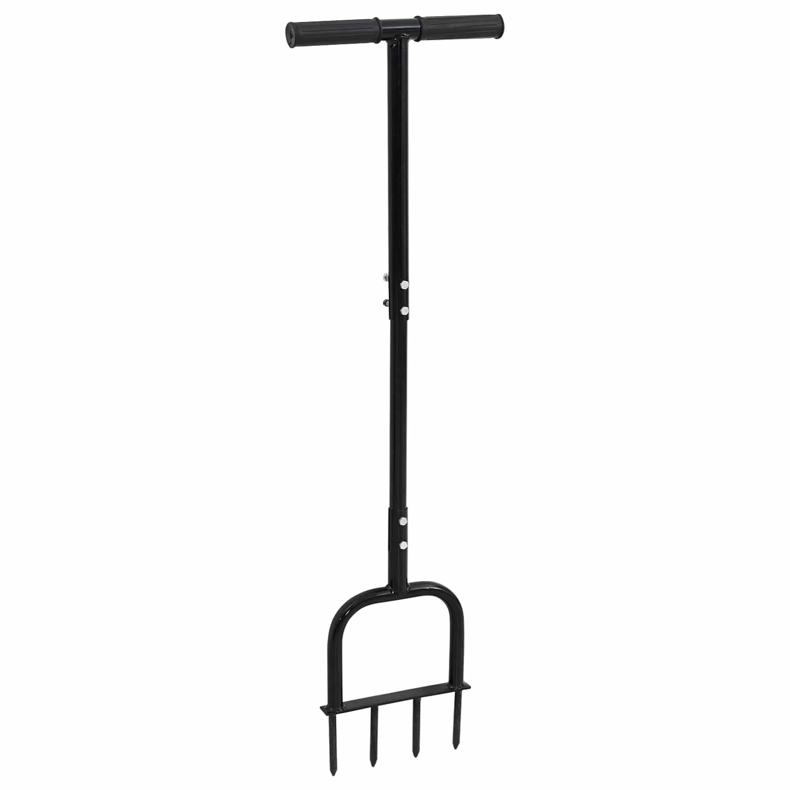 PANGIVO - Outil aérateur de pelouse plastique noir 95 x 27 cm - PANGIVO - Image 4