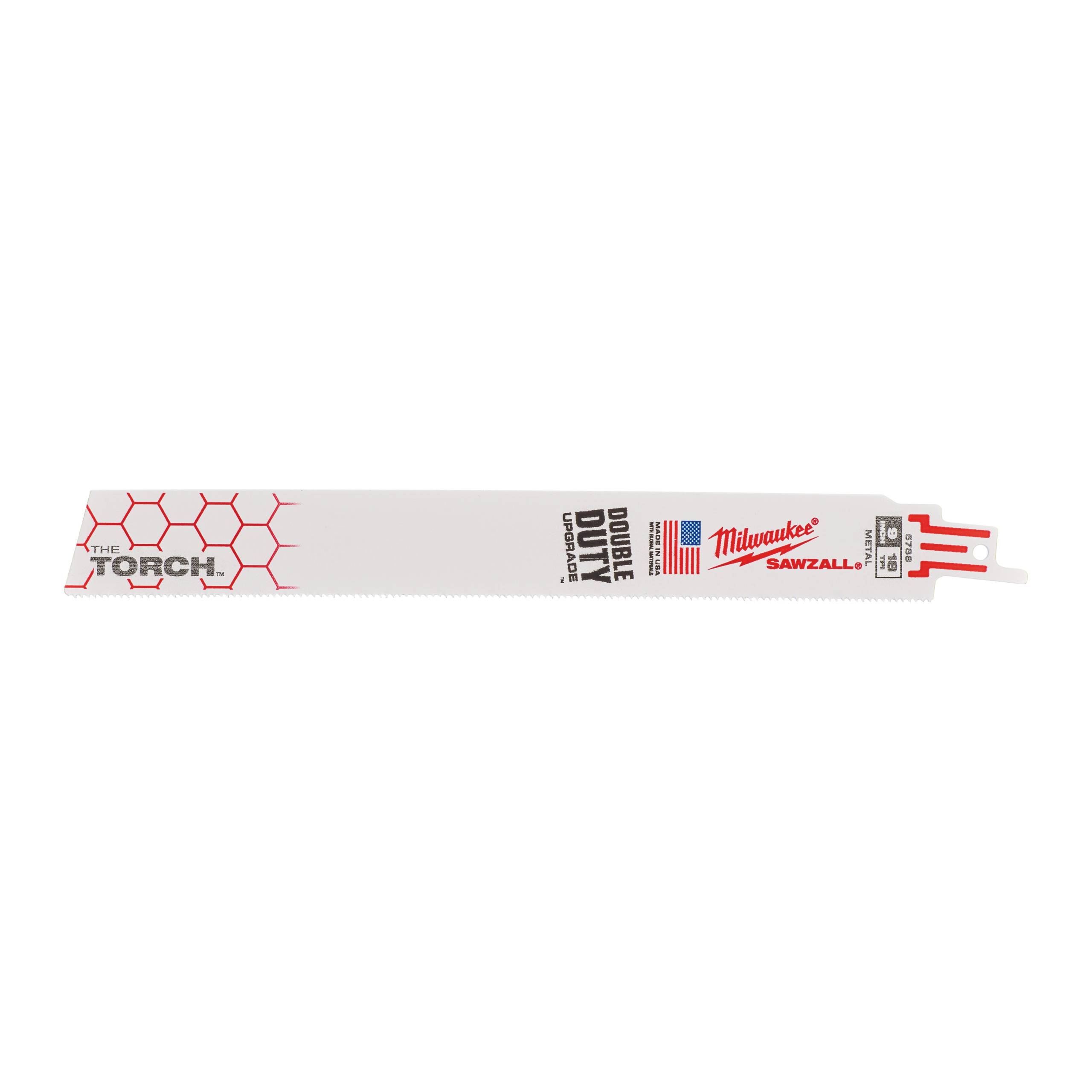 Lame scie sabre TORCH 230 mm x 18 TPI - 5 pièces - MILWAUKEE - 48475788 - Image 1