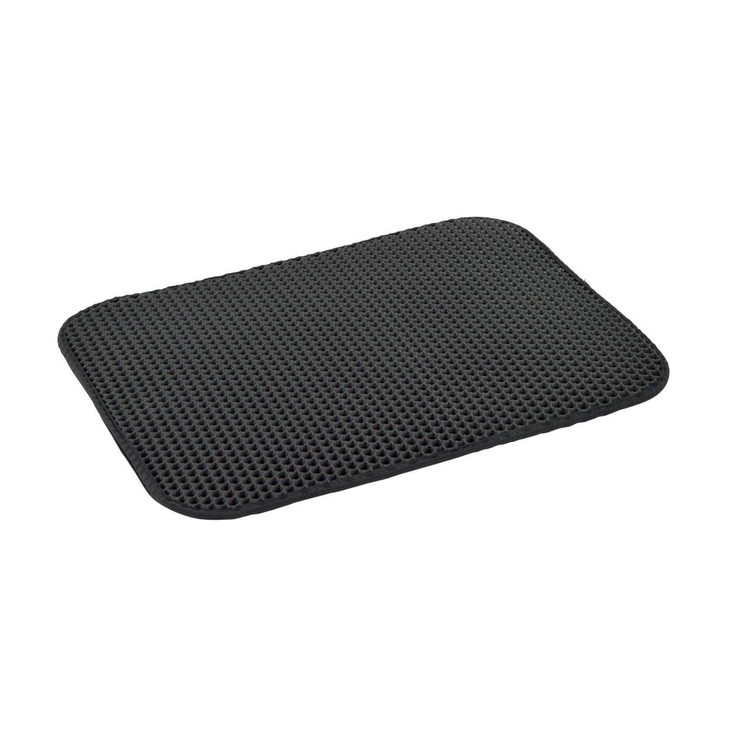 Love Story - Tapis de litière pour chat avec récupérateur - Noir - Love Story - Image 1
