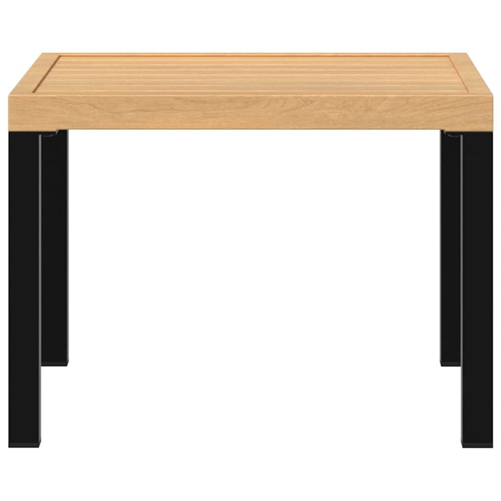 Maison Chic - Table d'extérieur - Table basse de jardin - Table de jardin noir 55x55x39,5 cm acier enduit de poudre MP735 - Image 3