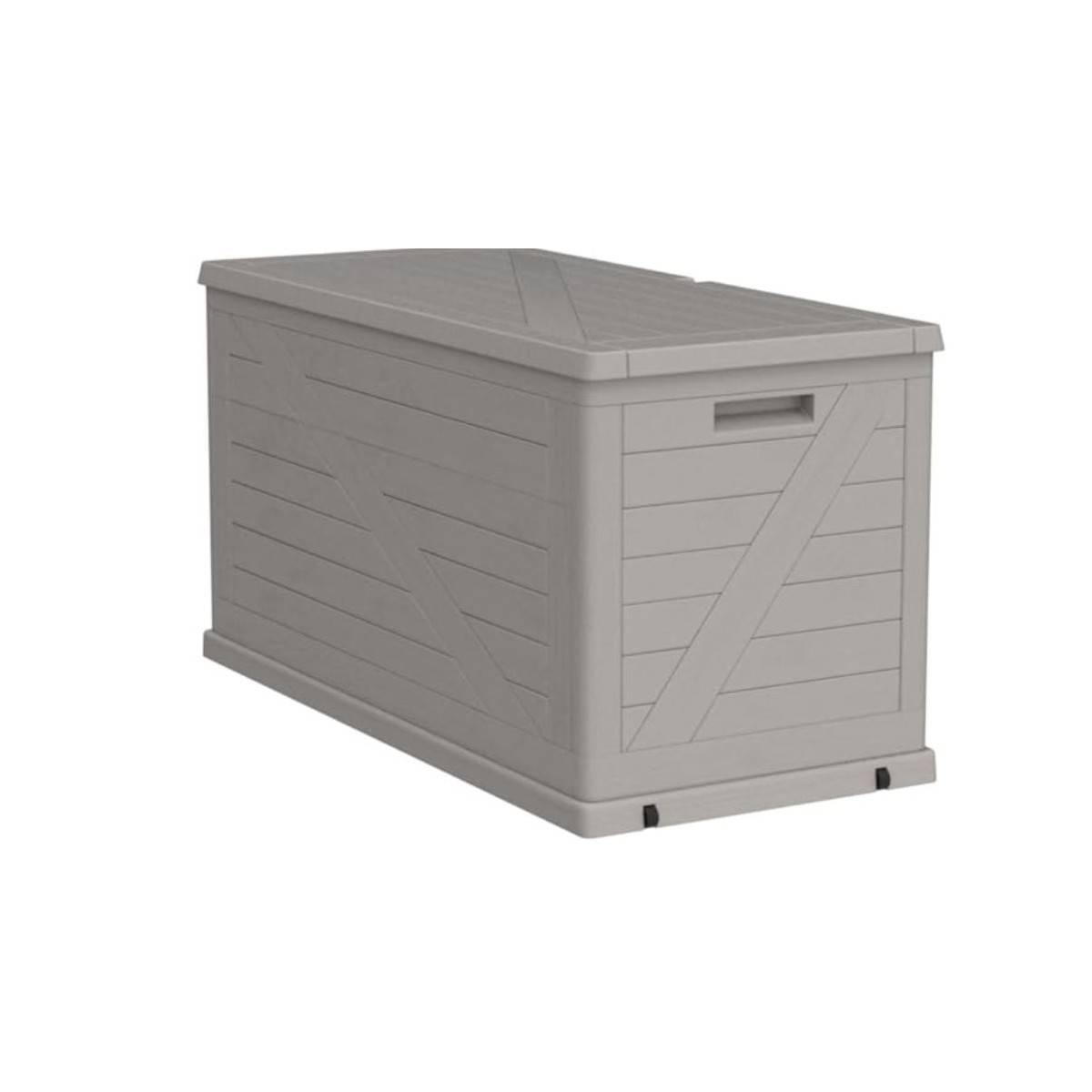 Coffre de rangement 420L 120x57x63 cm Effet bois Résine TOOMAX - Imagen 2