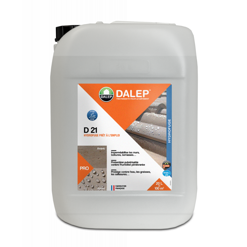 Hydrofuge D 21 prêt à l'emploi bidon de 20l - DALEP - 102001806 - Image 1