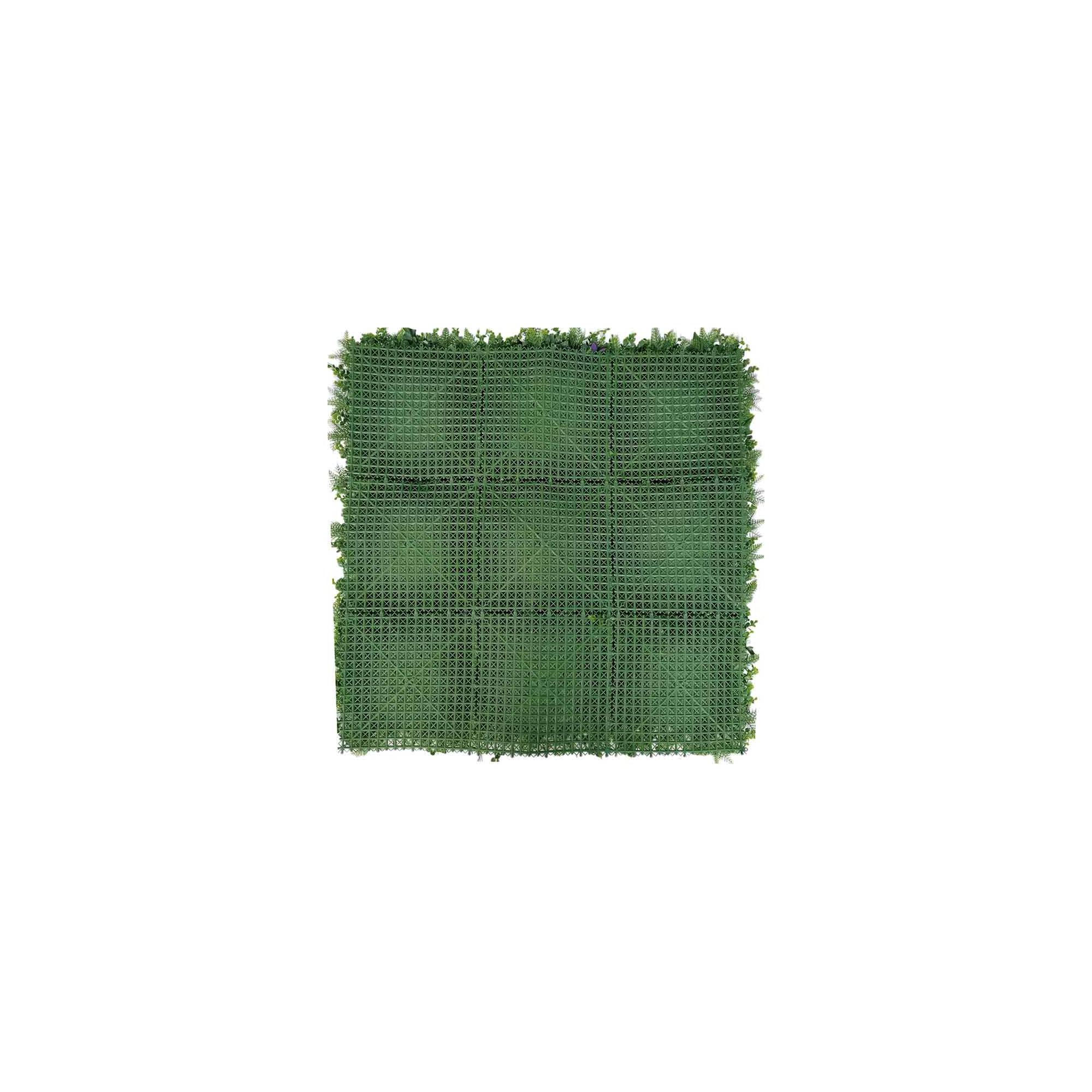 Sans Marque - Mur végétal artificiel - Modèle fleur rouge - Dimensions : 100 x 100 cm - Imagen 2