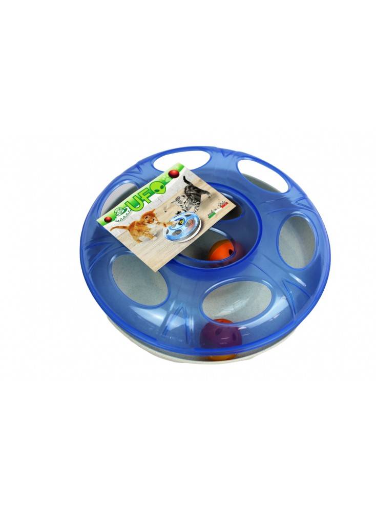 Jouet chat ufo et balles MUTICOLORE - Mon Ami Luki - Image 2