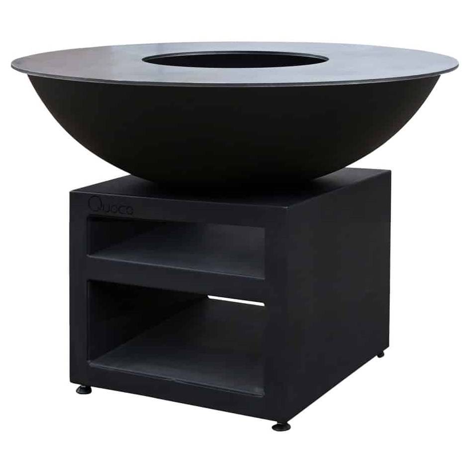 Quoco - Brasero Piatto Extra Large Noir diam130 - Quoco - Imagen 1