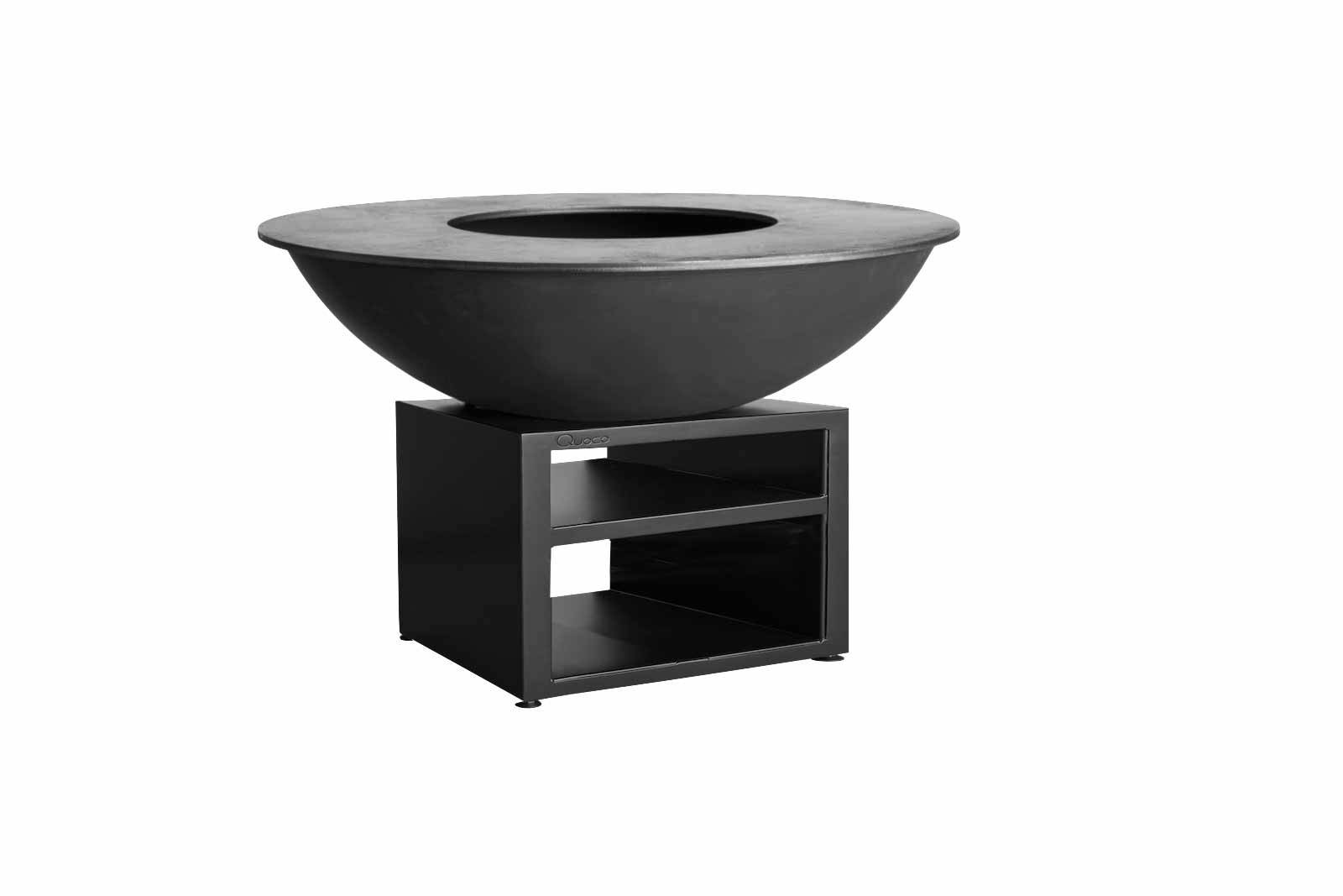 Quoco - Brasero Piatto Extra Large Noir diam130 - Quoco - Imagen 2