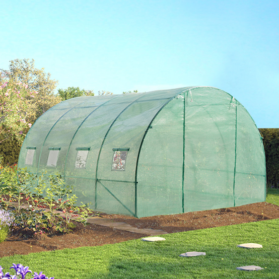 Serre tunnel de jardin 12M² verte gamme maraîchère ZEBRA 4x3M - Image 3
