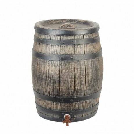 Nature - Récupérateur d'eau barrique 120 litres, Socle Sans socle - Imagen 1