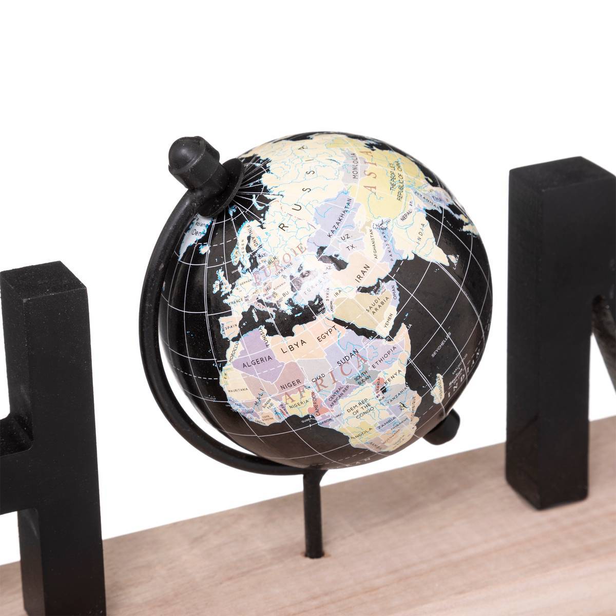 Atmosphera - Mot à poser Marius H.13,5cm bois - Atmosphera Créateur d'intérieur - Imagen 2