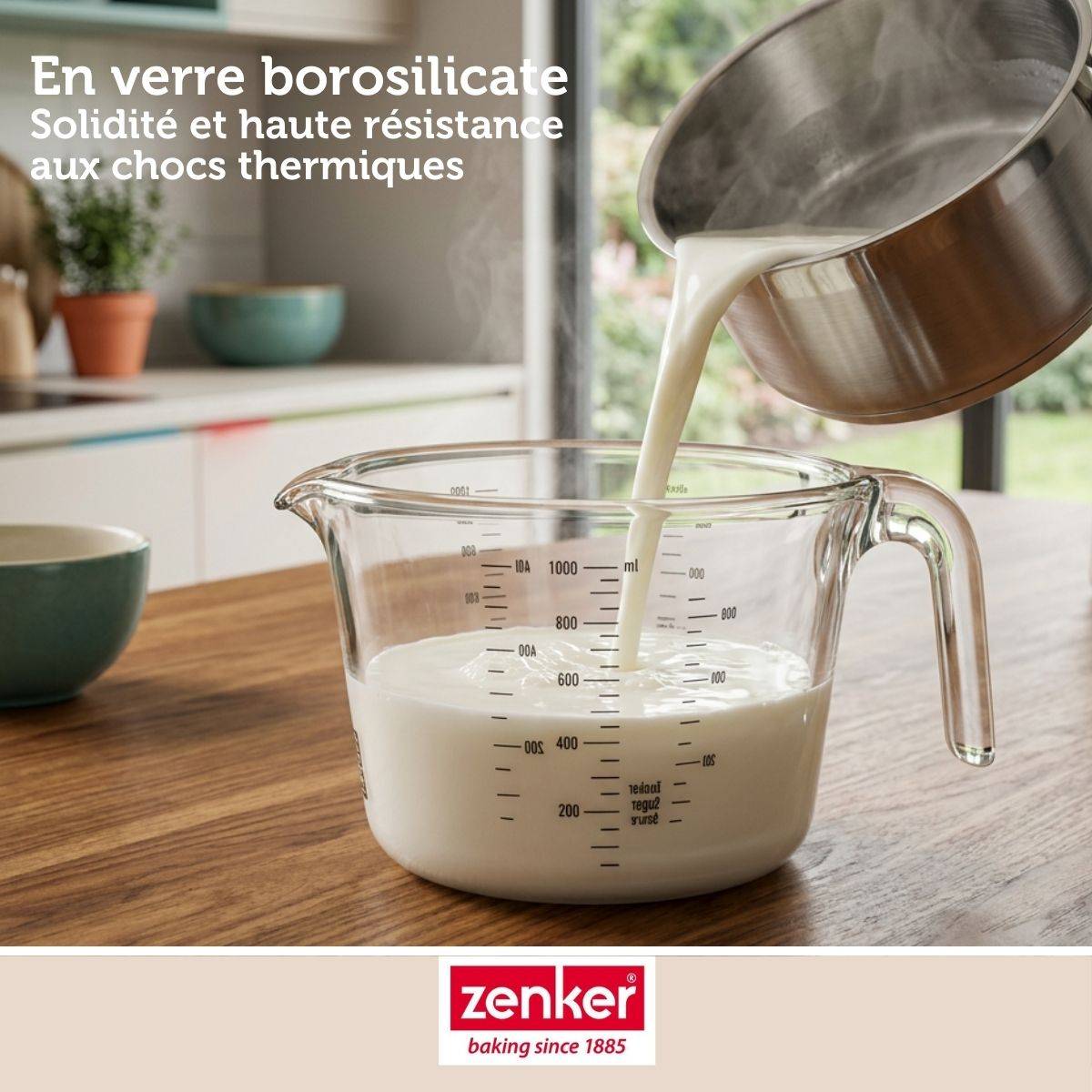 Verre à mesurer en borosilicate 1L Zenker - Image 6