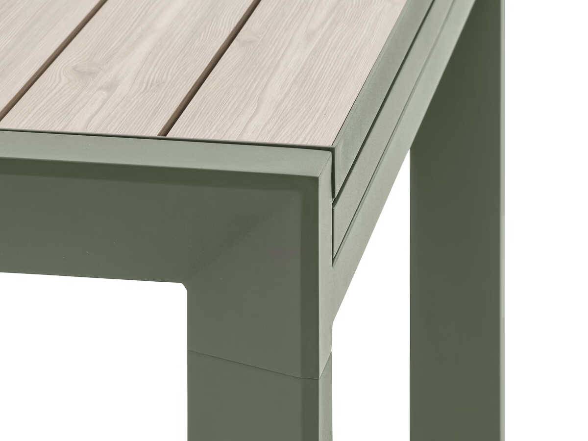 Hesperide - Table de jardin rectangulaire extensible coulissante Evasion Lin/Vert Laurier 8/10 places + 10 fauteuils - Hespéride - Image 10
