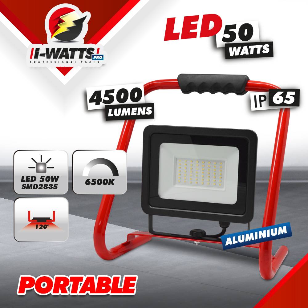Projecteur led de chantier 50W - I-Watts Pro - Image 2