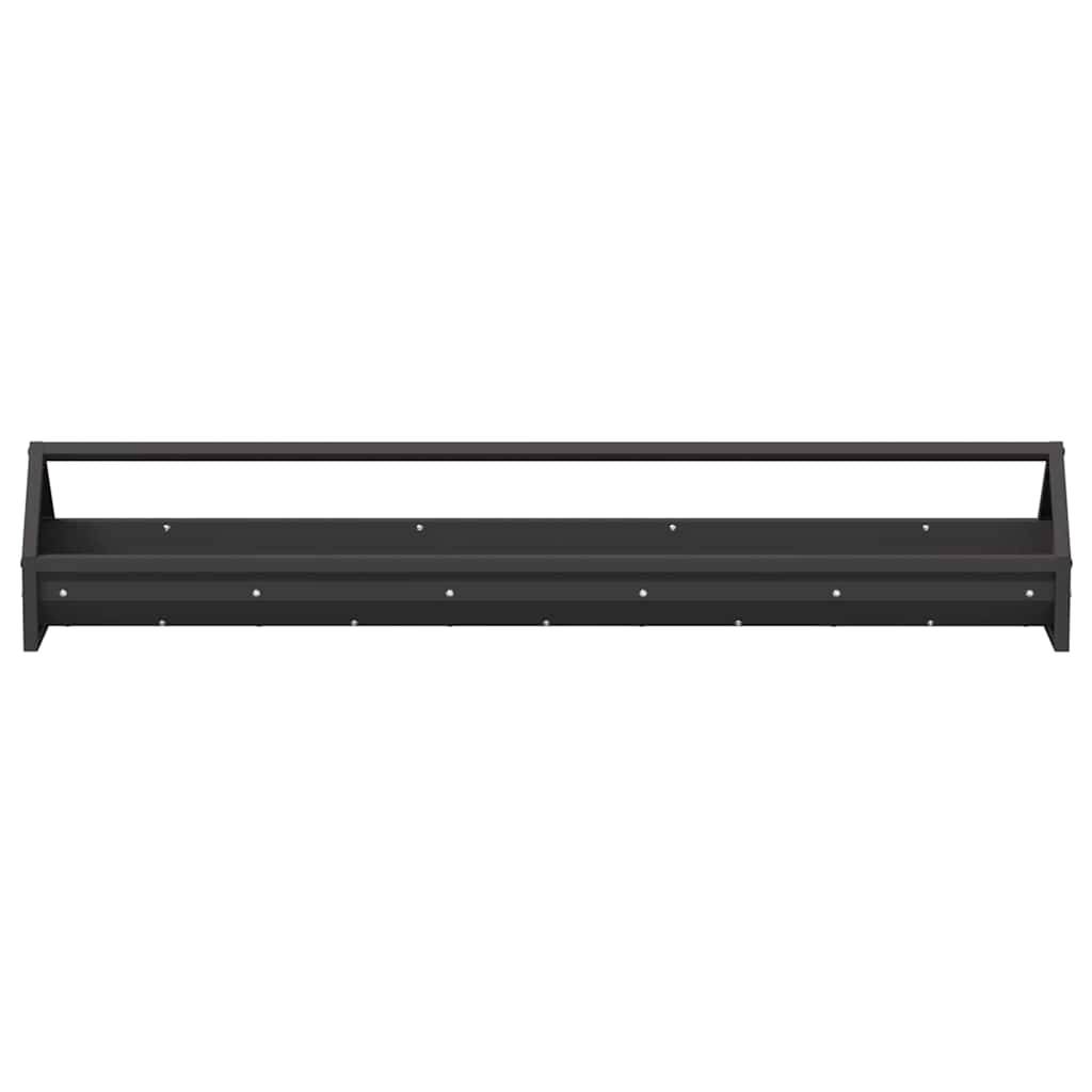 Auge Poule Acier Jardin Bac Nourrissage Anti-Gaspillage Noir - ComfortXL Outdoor Living - Image 5