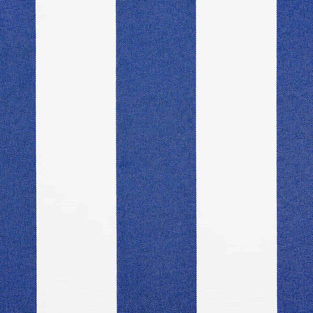 Store Banne Motorisé Toile Polyester et Métal Anti-UV pour Balcon Extérieur Bleu et Blanc 300x250cm – ComfortXL Outdoor Living - Image 5