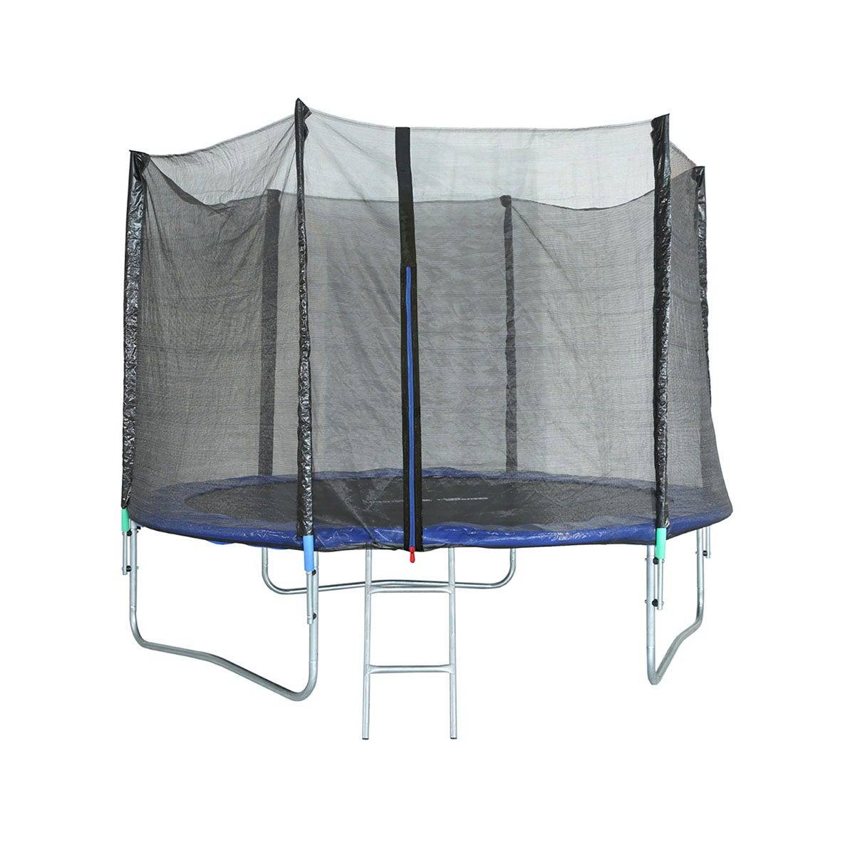 Trigano Jardin - Trampoline Ø 2,44 m avec filet de sécurité et échelle