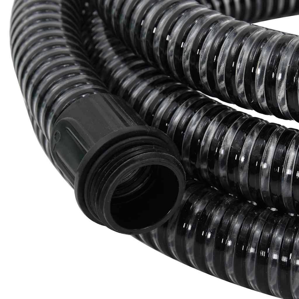 Vidaxl - Tuyau d'aspiration avec raccords en laiton noir 1,1" 20 m PVC vidaXL 151066 - Image 5