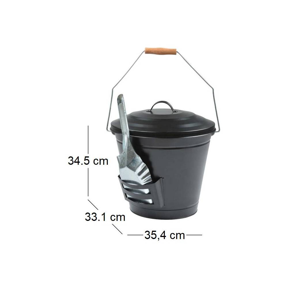 Esschert Design - Seau à cendres avec pelle Esschert Design - Imagen 3