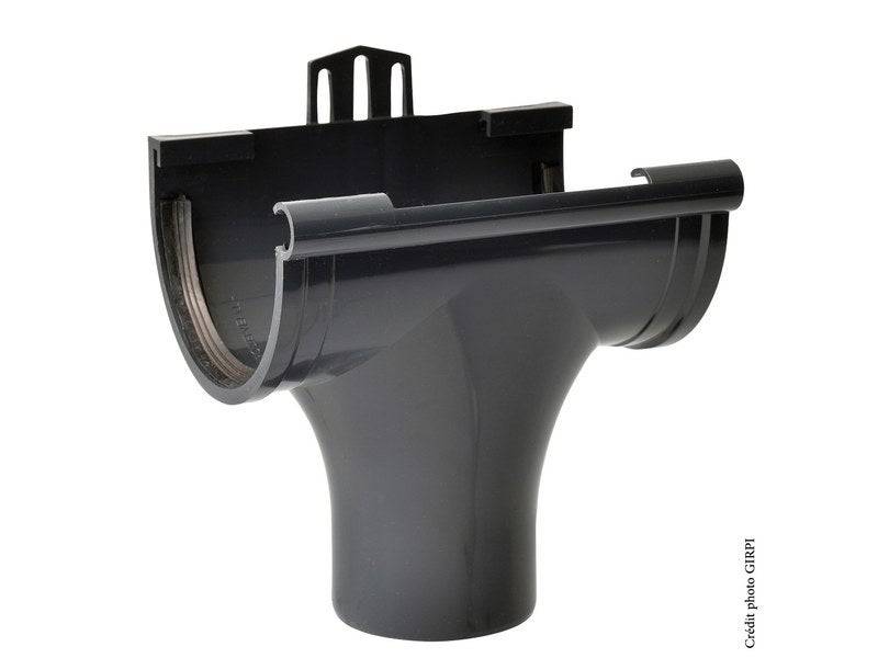 Girpi - Naissance à joint pour gouttière demi-ronde développé 25 Pmg80a pvc Girpi