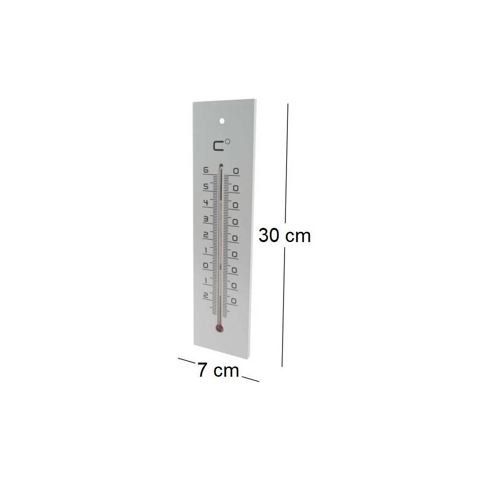 Stil - Thermomètre en médium contemporain Gris - 30 cm - Image 3
