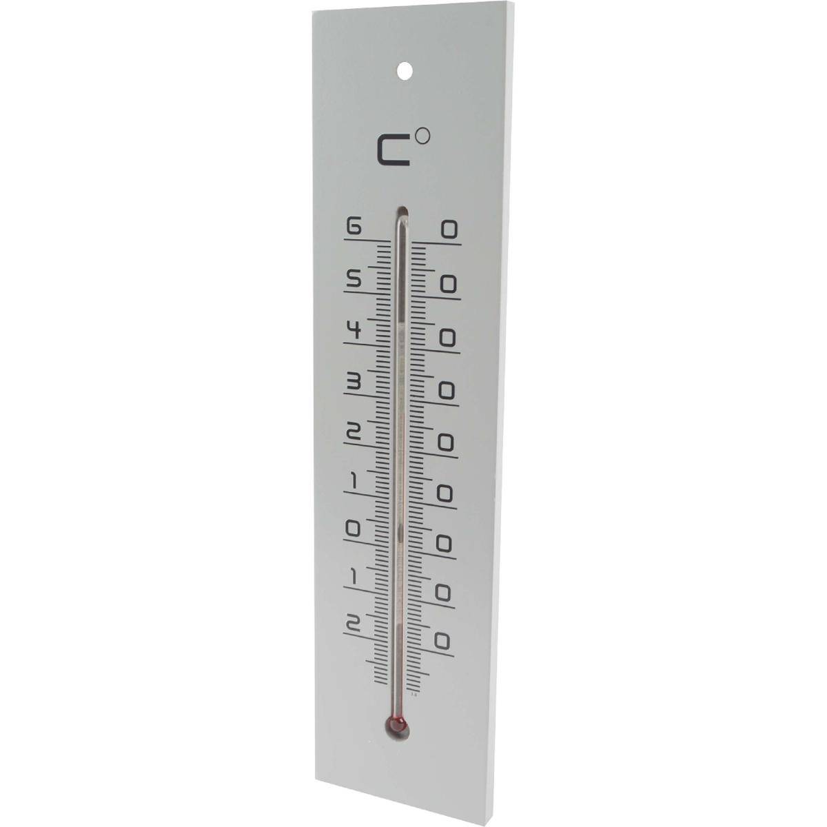 Stil - Thermomètre en médium contemporain Gris - 30 cm - Image 1
