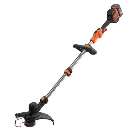 Coupe bordures sans fil 36 V 33 cm PowerCommand, tête orientable 180° et batterie 2,5 Ah - BLACK + DECKER - Image 1