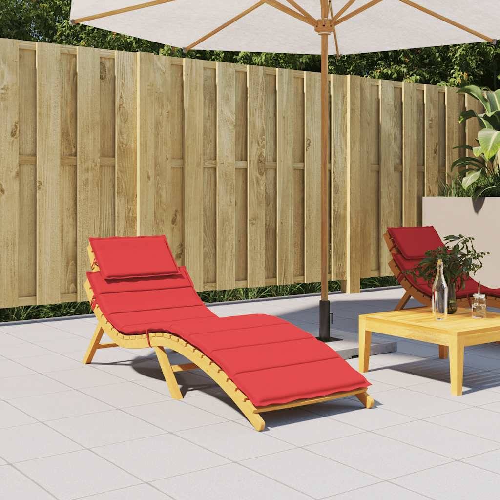 PANGIVO - Coussin de chaise longue tissu oxford rouge 186 x 58 x 4 cm - PANGIVO - Image 1