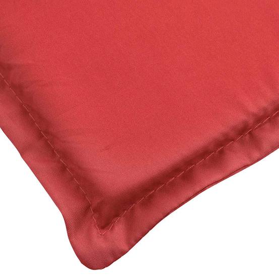 PANGIVO - Coussin de chaise longue tissu oxford rouge 186 x 58 x 4 cm - PANGIVO - Image 8