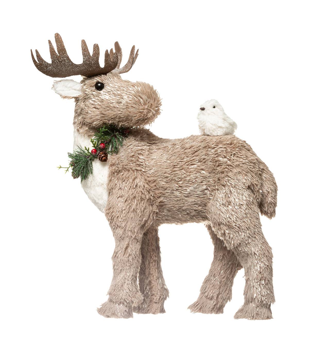Fééric Lights & Christmas - Déco de Noël Monsieur Hérisson en pull rouge  H 17 cm - Imagen 2