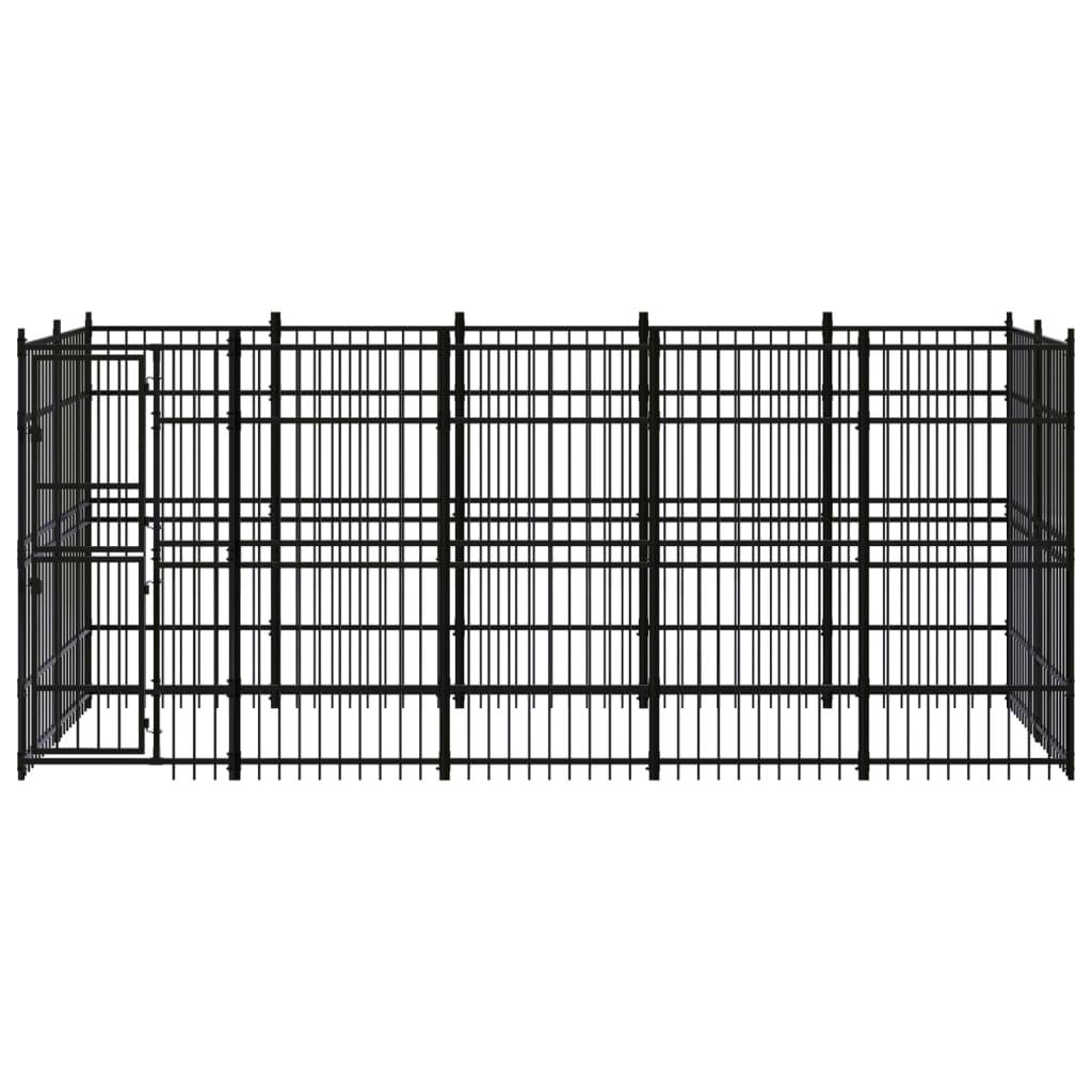 Vidaxl - Chenil d'extérieur pour chiens Acier 9,22 m² vidaXL 3097959 - Imagen 2