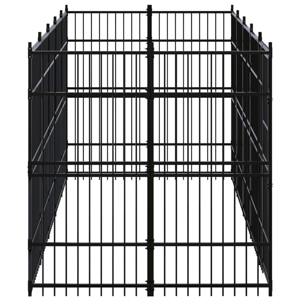 Vidaxl - Chenil d'extérieur pour chiens Acier 9,22 m² vidaXL 3097959 - Imagen 4