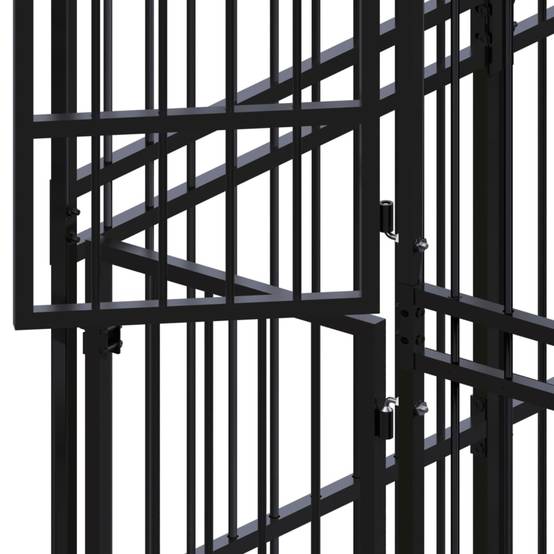 Vidaxl - Chenil d'extérieur pour chiens Acier 9,22 m² vidaXL 3097959 - Imagen 6