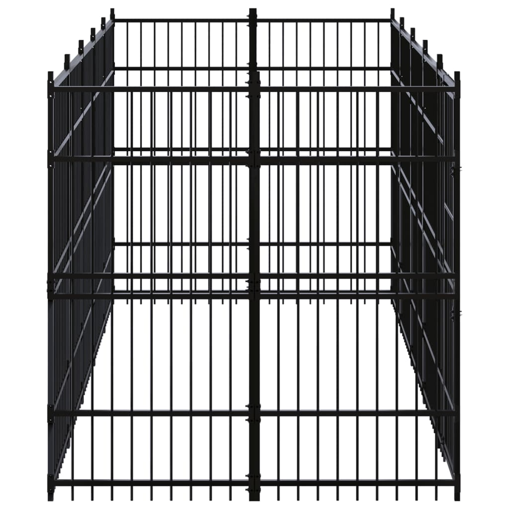 Vidaxl - Chenil d'extérieur pour chiens Acier 9,22 m² vidaXL 3097959 - Imagen 3