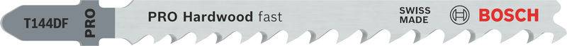 Bosch - 5 lames de scie sauteuse T 144 DF Speed for Hard Wood - BOSCH - 2608634567 - Imagen 1