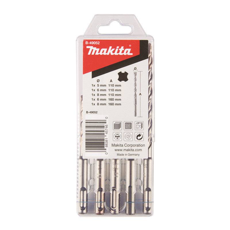 Makita - Coffret de 5 Forets 2 taillants V-Plus B-49052 MAKITA à emmanchement SDS-Plus Makita - Imagen 2