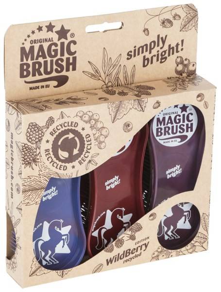 MagicBrush - Pansage du cheval - Lot de 3 - Wildberry - Imagen 1